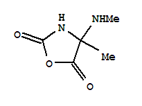 2,5-Oxazolidinedione,4-methyl-4-methylamino-(6ci) Structure,99418-88-9Structure