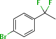 Benzene, 1-bromo-4-(1,1-difluoroethyl)- Structure,1000994-95-5Structure