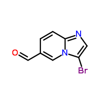 3-Bromoimidazo[1,2-a]pyridine-6-carbaldehyde Structure,1004550-20-2Structure