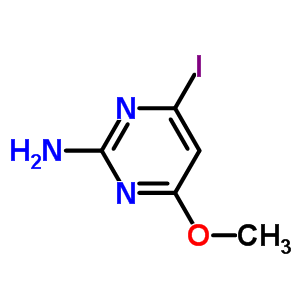 2-Amino-4-iodo-6-methoxypyrimidine Structure,100594-13-6Structure