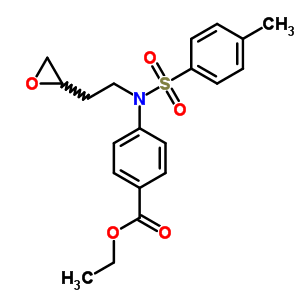 Benzoic acid,4-[[(4-methylphenyl)sulfonyl][2-(2-oxiranyl)ethyl]amino]-, ethyl ester Structure,10084-05-6Structure