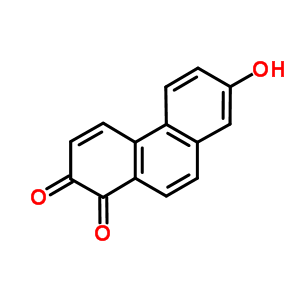 1,2-Phenanthrenedione,7-hydroxy- Structure,10117-18-7Structure