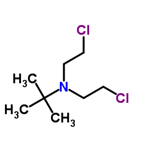 2-Propanamine,n,n-bis(2-chloroethyl)-2-methyl- Structure,10125-86-7Structure