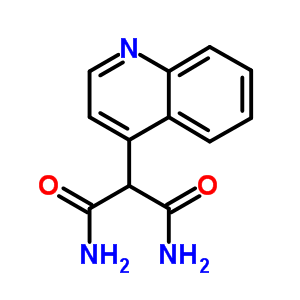 Propanediamide,2-(4-quinolinyl)- Structure,10147-04-3Structure