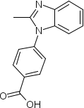 4-(2-Methyl-1h-benzimidazol-1-yl)benzoic acid Structure,1021144-32-0Structure