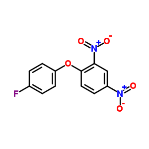 Benzene,1-(4-fluorophenoxy)-2,4-dinitro- Structure,1033-02-9Structure