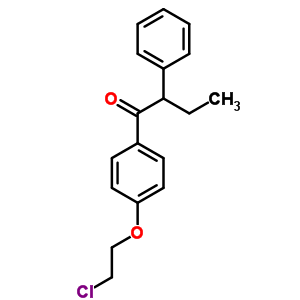 1-[4-(2-Chloroethoxy)phenyl]-2-ethyl-2-phenylethanone Structure,103628-22-4Structure