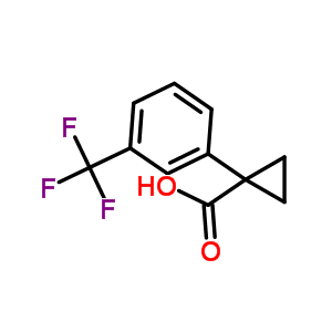 1-[3-(Trifluoromethyl)phenyl]cyclopropanecarboxylic acid Structure,104173-41-3Structure