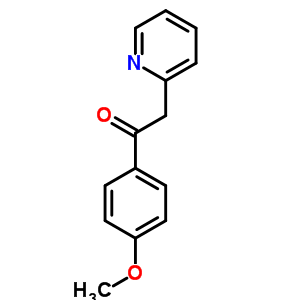 Ethanone,1-(4-methoxyphenyl)-2-(2-pyridinyl)- Structure,10420-97-0Structure