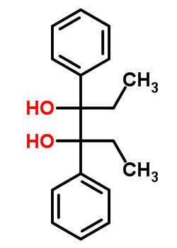 3,4-Diphenylhexane-3,4-diol Structure,10442-33-8Structure