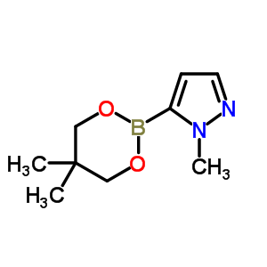 1-Methyl-1h-pyrazole-5-boronic acid neopentyl glycol ester Structure,1044851-76-4Structure