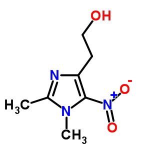 1,2-Dimethyl-5-nitro-1h-imidazole-4-ethanol Structure,104575-27-1Structure