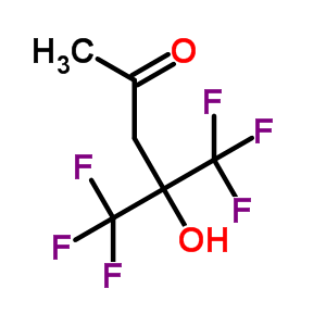 2-Pentanone, 5,5,5-trifluoro-4-hydroxy-4-(trifluoromethyl)- Structure,10487-10-2Structure