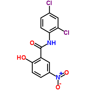 Benzamide, n-(2,4-dichlorophenyl)-2-hydroxy-5-nitro- Structure,10515-55-6Structure