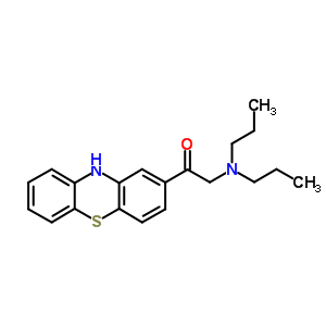 Ethanone,2-(dipropylamino)-1-(10h-phenothiazin-2-yl)- Structure,10554-00-4Structure