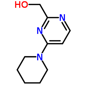 (4-Piperidin-1-ylpyrimidin-2-yl)methanol Structure,105950-91-2Structure