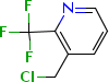 3-(Chloromethyl)-2-(trifluoromethyl)pyridine Structure,1060814-58-5Structure