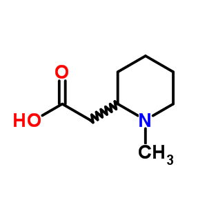 (1-Methylpiperidin-2-yl)acetic acid 0.2h2o Structure,107388-72-7Structure