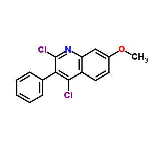 2,4-Dichloro-7-methoxy-3-phenylquinoline Structure,108832-16-2Structure