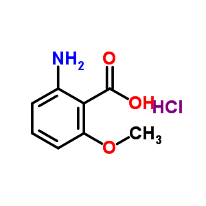 2-Amino-6-methoxybenzoic acid hydrochloride Structure,108937-85-5Structure