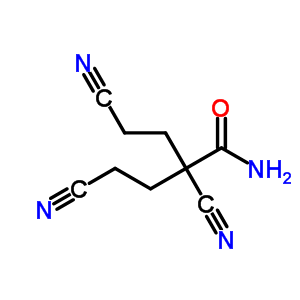 Butanamide,2,4-dicyano-2-(2-cyanoethyl)- Structure,1112-50-1Structure