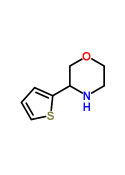 3-(Thiophen-2-yl)morpholine Structure,111410-97-0Structure