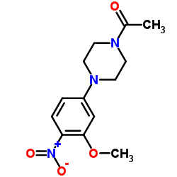 1-Acetyl-4-[3-(methyloxy)-4-nitrophenyl]piperazine Structure,1116229-11-8Structure