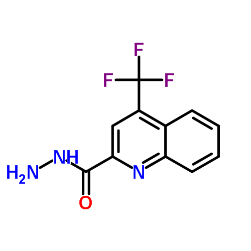 4-Trifluoromethyl-quinoline-2-carboxylic acid hydrazide Structure,1116339-57-1Structure