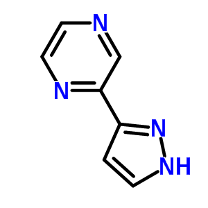 2-(1H-pyrazol-3-yl)pyrazine Structure,111781-54-5Structure