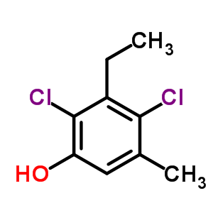 2,4-Dichloro-3-ethyl-5-methylphenol Structure,1127-60-2Structure