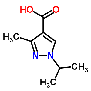 1-Isopropyl-3-methyl-1H-pyrazole-4-carboxylic acid Structure,113100-42-8Structure