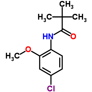 N-(4-chloro-6-methoxyphenyl)-2,2-dimethylpropanamide Structure,113137-29-4Structure