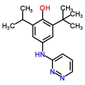 2-(1,1-Dimethylethyl)-6-(1-methylethyl)-4-(3-pyridazinylamino)phenol Structure,114548-84-4Structure