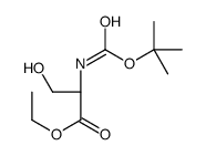 D-Serine, N-[(1,1-dimethylethoxy)carbonyl]-, ethyl ester Structure,1146954-88-2Structure