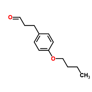 4-Butoxy-benzenepropanal Structure,115514-11-9Structure