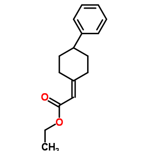 2-(4-Phenylcyclohexylidene)-acetic acid ethyl ester Structure,115880-04-1Structure