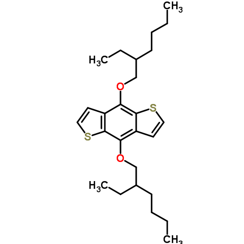 4,8-Bis((2-ethylhexyl)oxy)benzo[1,2-b:4,5-b]dithiophene Structure,1160823-77-7Structure