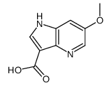 6-Methoxy-1h-pyrrolo[3,2-b]pyridine-3-carboxylicacid Structure,1190316-58-5Structure