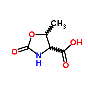 4-Oxazolidinecarboxylicacid, 5-methyl-2-oxo- Structure,1195-19-3Structure