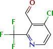 4-Chloro-2-(trifluoromethyl)nicotinaldehyde Structure,1211583-98-0Structure