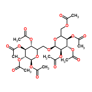 Acetyl 6-o-(2,3,4,6-tetra-o-acetyl-alpha-d-mannopyranosyl)-2,3,4-tri-o-acetyl-d-mannopyranose Structure,123809-60-9Structure