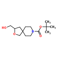 Tert-butyl 3-(hydroxymethyl)-2-oxa-8-azaspiro[4.5]decane-8-carboxylate Structure,1245649-50-6Structure