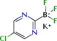 Potassium(5-chloropyrimidin-2-yl)trifluoroborate Structure,1245906-58-4Structure