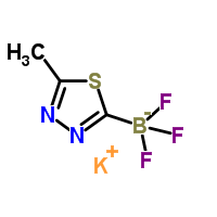 Potassiumtrifluoro(5-methyl-1,3,4-thiadiazol-2-yl)borate Structure,1245906-72-2Structure