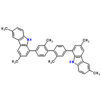 1,1-(2,2-Dimethyl-4,4-biphenyldiyl)bis(3,6-dimethyl-9h-carbazole) Structure,1262783-41-4Structure