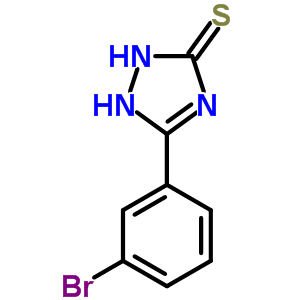 5-(3-Bromo-phenyl)-2,4-dihydro-[1,2,4]triazole-3-thione Structure,126651-85-2Structure