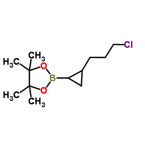 2-(2-(3-Chloropropyl)cyclopropyl)-4,4,5,5-tetramethyl-1,3,2-dioxaborolane Structure,126726-63-4Structure