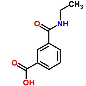 3-[(Ethylamino)carbonyl]benzoic acid Structure,126926-33-8Structure