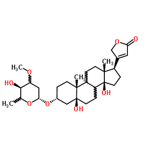 Periplocymarin Structure,127-32-2Structure