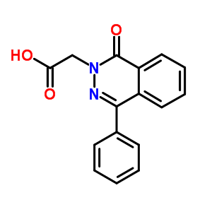 (1-Oxo-4-phenylphthalazin-2(1h)-yl)acetic acid 0.7h2o Structure,127828-88-0Structure